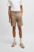 Boss Orange Chino slim-Shorts met contrastdetails