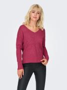 NU 20% KORTING: Only Trui met V-hals ONLRICA LIFE L/S V-NECK PULLO KNT...