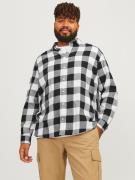 Jack & Jones PlusSize Geruit overhemd JJEGINGHAM TWILL SHIRT L/S NOOS ...