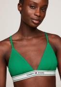 Tommy Hilfiger Swimwear Triangel-bikinitop TRIANGLE RP met een logo-op...