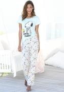 NU 20% KORTING: Peanuts Pyjama met snoopy- en woodstock-print (2-delig...