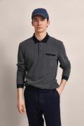 Bugatti Poloshirt met lange mouwen