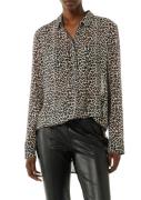 NU 20% KORTING: Comma Blouse met lange mouwen met animal-print