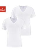 NU 20% KORTING: Calvin Klein Shirt met V-hals Modern Cotton Stretch (S...