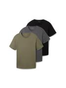 NU 20% KORTING: Tom Tailor T-shirt met logoborduursel (set, 3-delig)