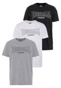 NU 20% KORTING: Lonsdale T-shirt (set, 3-delig)