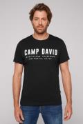 NU 20% KORTING: CAMP DAVID T-shirt met logoprint voor