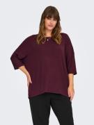 ONLY CARMAKOMA Shirt met 3/4-mouwen CARLAMOUR 3/4 TOP JRS NOOS