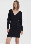 NU 20% KORTING: Vero Moda Gebreide jurk VMHOLLYREM LS V-NECK DRESS GA ...