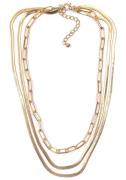 Firetti Collier Halsketting layering-look schakelketting