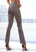 NU 20% KORTING: Lascana Jazzpants uit zacht materiaal in cordlook, lou...