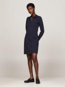 NU 20% KORTING: Tommy Hilfiger Polojurk 1985 SLIM PIQUE POLO DRESS LS