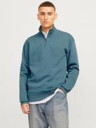 NU 20% KORTING: Jack & Jones Sweatshirt JJEBRADLEY SWEAT HALF ZIP NOOS