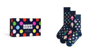 Happy Socks Sokken Navy Gift Set (Set van 3)