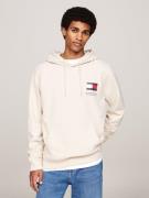 NU 20% KORTING: TOMMY JEANS Sweatshirt TJM REG ESSENTIAL FLAG HOOD EXT