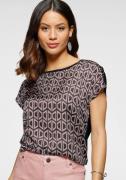 Laura Scott Shirtblouse van glanzend satijn