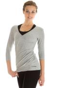 NU 20% KORTING: Winshape Wikkelshirt WS3 ¾-mouw