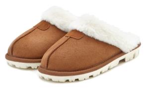 NU 20% KORTING: Vivance Pluchen pantoffels Pantoffels