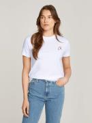 NU 20% KORTING: Calvin Klein T-shirt EMBROIDERED CK REGULAR TEE