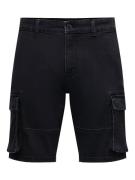 NU 20% KORTING: ONLY & SONS Cargoshort ONSCAM STAGE CARGO LBD0498 DNM ...