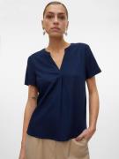 Vero Moda Shirt VMMYMILO SS V-NECK TOP WVN GA