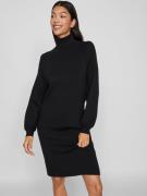 Vila Gebreide jurk VIOSTRIA ROLL NECK L/S KNIT DRESS - NOOS