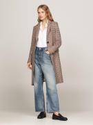 NU 20% KORTING: Tommy Hilfiger Korte jas WOOL BLEND CLASSIC CHECK COAT