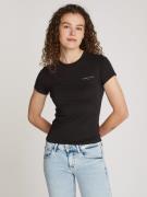 NU 20% KORTING: TOMMY JEANS T-shirt TJW SLIM LINEAR TEE met een logo-o...