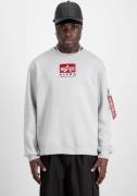 NU 20% KORTING: Alpha Industries Sweatshirt Satin Logo Sweater