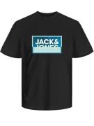 NU 20% KORTING: Jack & Jones T-shirt JCOLOGAN SUMMER PRINT TEE CREW NE...