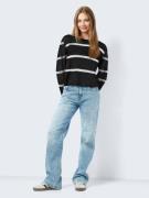 NU 20% KORTING: Noisy may Gebreide trui NMMAYSA L/S STRIPE O-NECK KNIT...