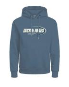 NU 20% KORTING: Jack & Jones Hoodie JCORAY BRANDING SWEAT HOOD FST