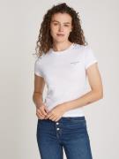 NU 20% KORTING: TOMMY JEANS T-shirt TJW SLIM LINEAR TEE met een logo-o...