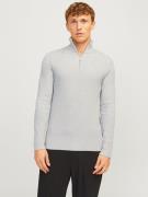 NU 20% KORTING: Jack & Jones Schipperstrui JJEPERFECT KNIT HALF ZIP SN