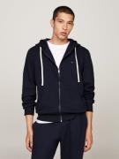 NU 20% KORTING: Tommy Hilfiger Capuchonsweatvest ESSENTIAL FLEECE ZIP ...