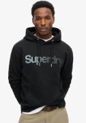 Superdry Hoodie CORE LOGO FADE LOOSE HOOD