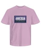 Jack & Jones T-shirt JCOLOGAN SUMMER PRINT TEE CREW NECK FST