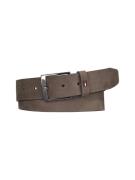 Tommy Hilfiger Leren riem ADAN NUBUCK 3.5 met metalen label aan de slu...