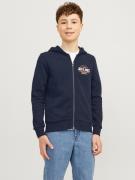 NU 20% KORTING: Jack & Jones Junior Capuchonsweatvest JJELOGO SWEAT ZI...