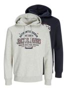 Jack & Jones Hoodie JJELOGO SWEAT HOOD 2 COL 24/25 2PK MP (set, 2-deli...