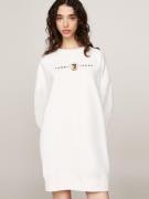 TOMMY JEANS Jerseyjurk TJW CREST LINEAR CREW DRESS EXT