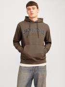 NU 20% KORTING: Jack & Jones Hoodie JJECALEB VARSITY SWEAT HOOD NOOS