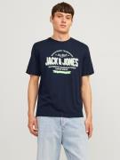 Jack & Jones Shirt met ronde hals JJELOGO TEE SS O-NECK 2 COL AW24 SN