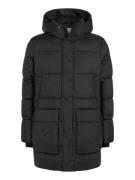 NU 20% KORTING: Calvin Klein Korte jas LONG HOODED QUILT PUFFER MW