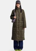 pieces Gewatteerde jas PCMAILEY LONG QUILTED JACKET NOOS BC