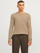 NU 20% KORTING: Jack & Jones Trui met ronde hals JJPANNEL KNIT CREW NE...