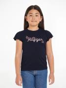 Tommy Hilfiger Shirt met korte mouwen FLOWER GLITTER REG TEE SS Kinder...