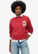 NU 20% KORTING: Superdry Sweatshirt SUIKA EMBROIDERED LOOSE SWEAT