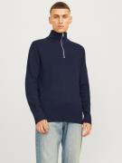 NU 20% KORTING: Jack & Jones Schipperstrui JJEPERFECT KNIT HALF ZIP SN