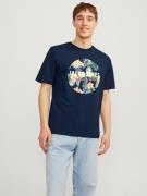 NU 20% KORTING: Jack & Jones T-shirt JJCHILL SHAPE TEE SS CREW NECK